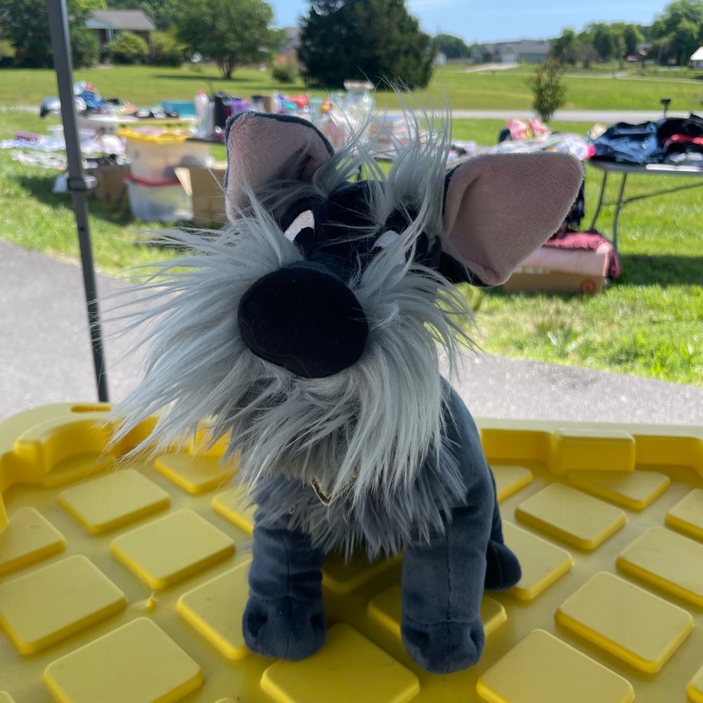 Disney store Jock Gray Plush Dog Toy